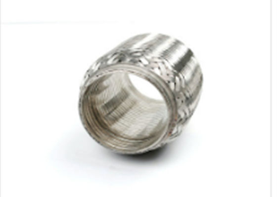 Double Layer Universal Flex Pipe Exhaust , 51 X 70mm Exhaust Flexi Pipe Replacement